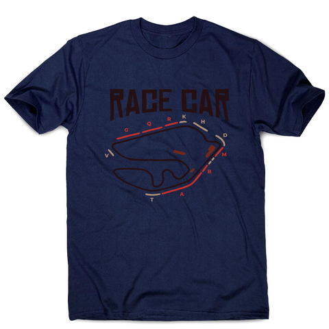Race car circuit men's t-shirt - Graphic Gear