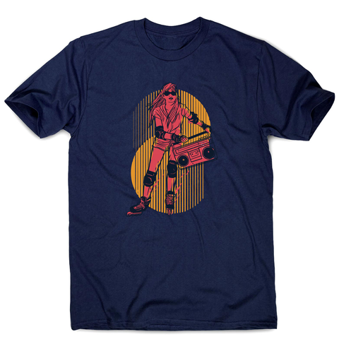 Rollerskates girl hobby men's t-shirt - Graphic Gear