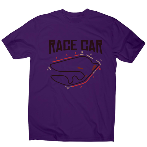 Race car circuit men's t-shirt - Graphic Gear