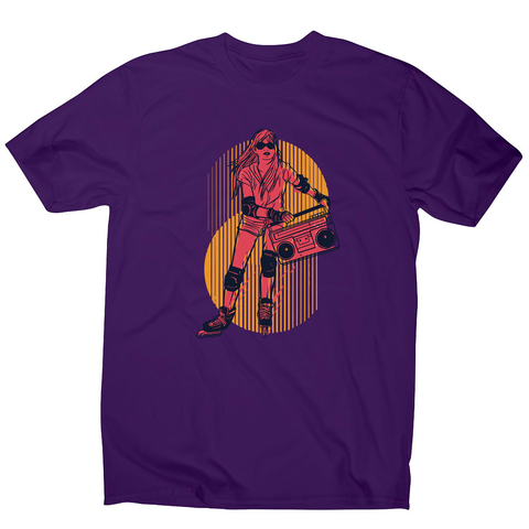 Rollerskates girl hobby men's t-shirt - Graphic Gear