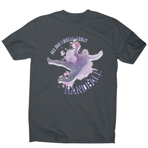 Handball quote playing men's t-shirt - Graphic Gear