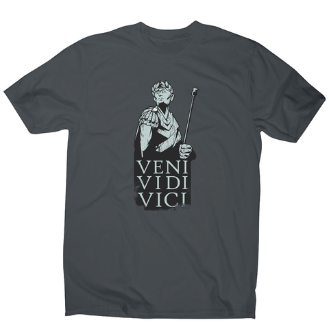 Veni vidi vici Julius Ceasar quote men's t-shirt - Graphic Gear