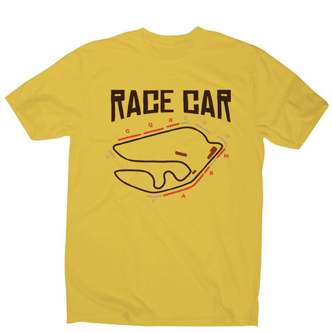 Race car circuit men's t-shirt - Graphic Gear