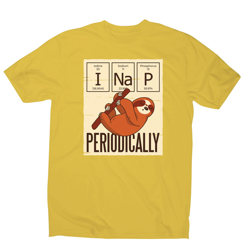 Nap periodically sloth men's t-shirt - Graphic Gear
