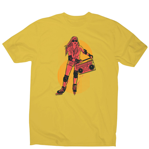 Rollerskates girl hobby men's t-shirt - Graphic Gear