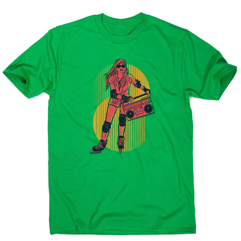 Rollerskates girl hobby men's t-shirt - Graphic Gear