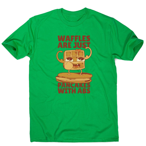 Waffles pancakes men's t-shirt - Graphic Gear