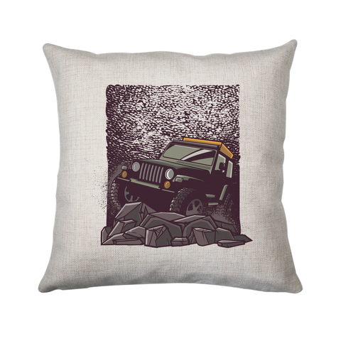 Rocky road jeep cushion cover pillowcase linen home decor - Graphic Gear