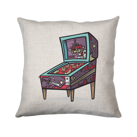 Pinball machine game cushion cover pillowcase linen home decor - Graphic Gear