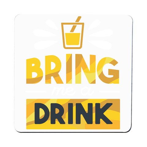 Drink quote alcohol coaster drink mat - Graphic Gear