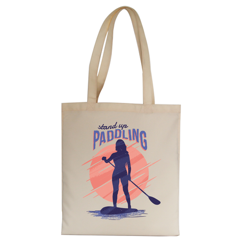Stand up paddling tote bag canvas shopping - Graphic Gear
