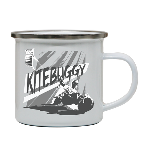 Kite Buggy 2 enamel camping mug outdoor cup colors - Graphic Gear