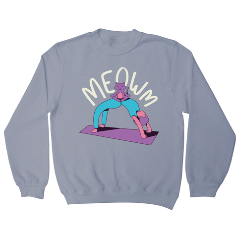 Meow yoga sweatshirt - Graphic Gear