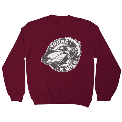 Muscle car badge sweatshirt - Graphic Gear