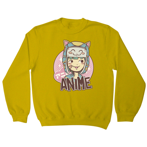 Anime cute girl sweatshirt - Graphic Gear