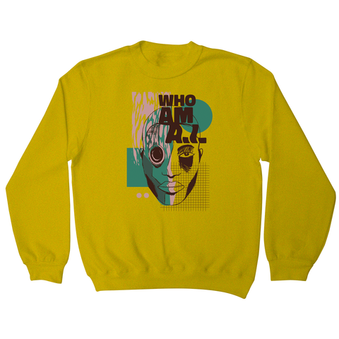 Who am I quote abstract sweatshirt - Graphic Gear