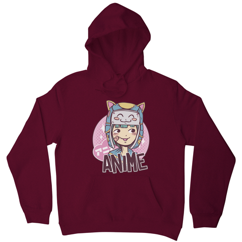 Anime cute girl hoodie - Graphic Gear