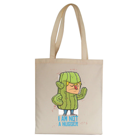 Cactus costume hug funny tote bag canvas shopping - Graphic Gear