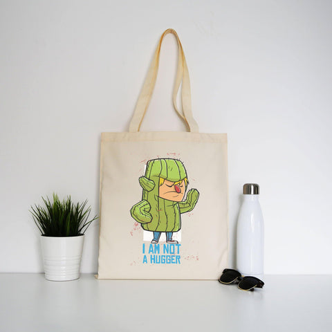 Cactus costume hug funny tote bag canvas shopping - Graphic Gear