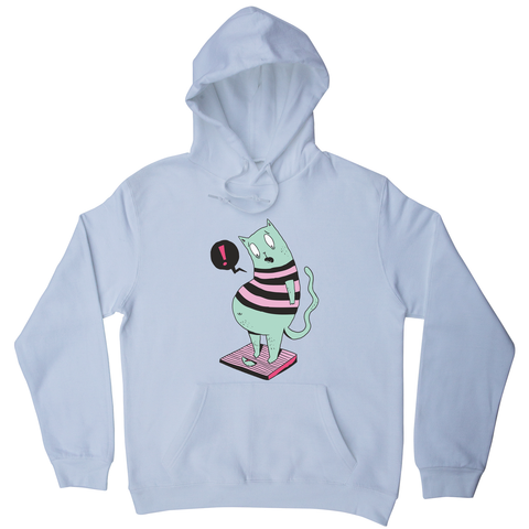 Fat cat funny hoodie - Graphic Gear