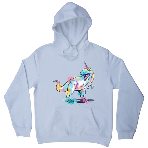 Watercolor unicorsaurus hoodie - Graphic Gear