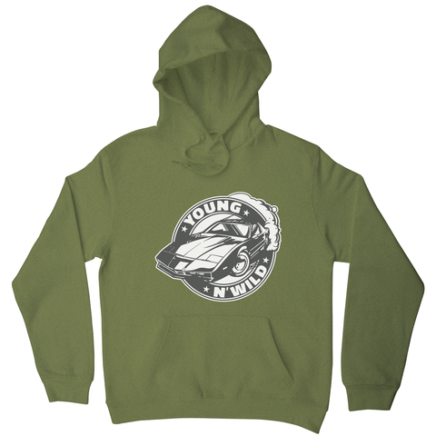Muscle car badge hoodie - Graphic Gear