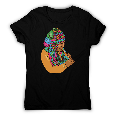Peruvian Musician women's t-shirt - Graphic Gear