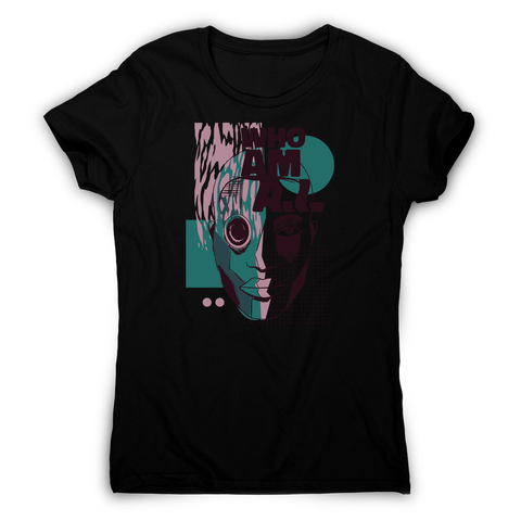 Who am I quote abstract women's t-shirt - Graphic Gear