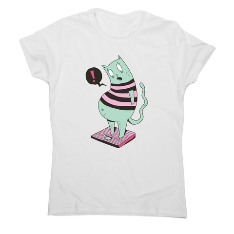 Fat cat funny women's t-shirt - Graphic Gear