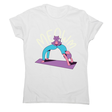 Meow yoga women's t-shirt - Graphic Gear