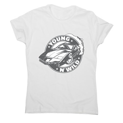 Muscle car badge women's t-shirt - Graphic Gear