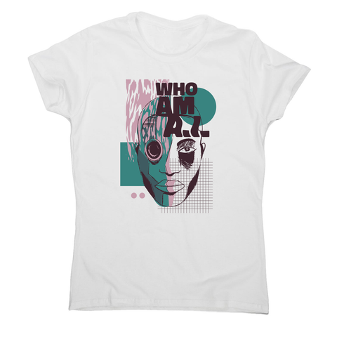 Who am I quote abstract women's t-shirt - Graphic Gear