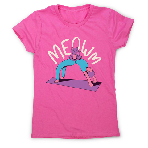 Meow yoga women's t-shirt - Graphic Gear