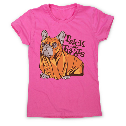 Trick or treats bulldog women's t-shirt - Graphic Gear