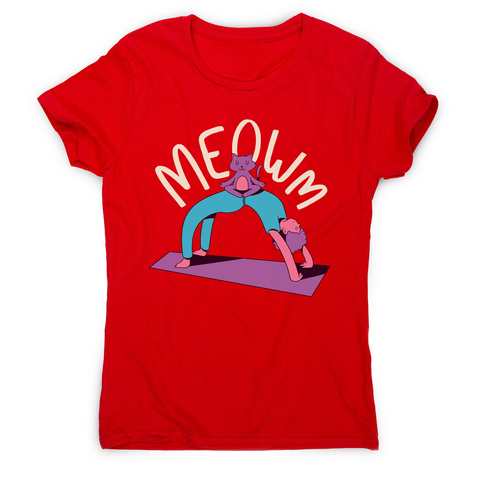 Meow yoga women's t-shirt - Graphic Gear