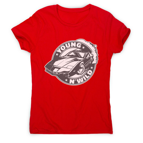 Muscle car badge women's t-shirt - Graphic Gear