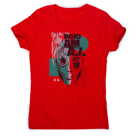 Who am I quote abstract women's t-shirt - Graphic Gear