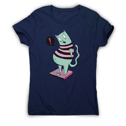Fat cat funny women's t-shirt - Graphic Gear
