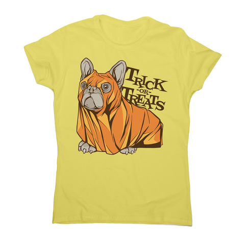 Trick or treats bulldog women's t-shirt - Graphic Gear