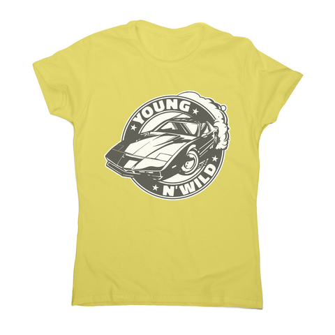 Muscle car badge women's t-shirt - Graphic Gear