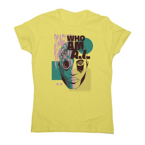 Who am I quote abstract women's t-shirt - Graphic Gear