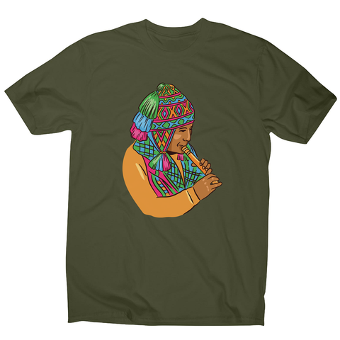 Peruvian Musician men's t-shirt - Graphic Gear