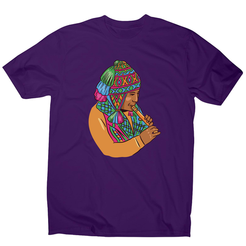 Peruvian Musician men's t-shirt - Graphic Gear