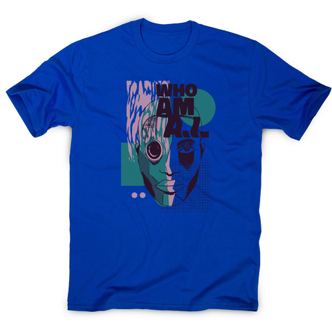 Who am I quote abstract men's t-shirt - Graphic Gear