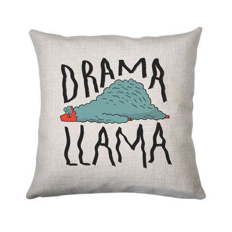 Drama llama funny cushion cover pillowcase linen home decor - Graphic Gear