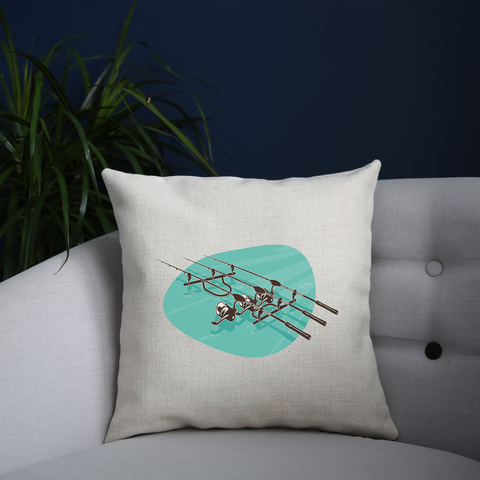 Fishing Rods cushion cover pillowcase linen home decor - Graphic Gear