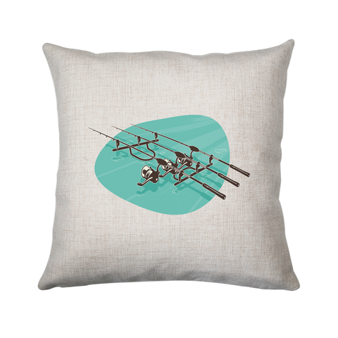 Fishing Rods cushion cover pillowcase linen home decor - Graphic Gear