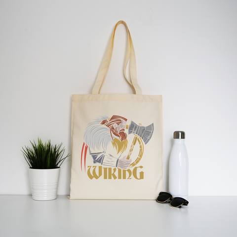Viking side tote bag canvas shopping - Graphic Gear