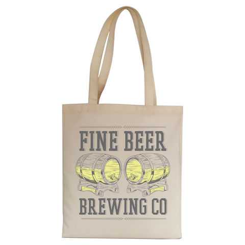 Brewing co beer tote bag canvas shopping - Graphic Gear
