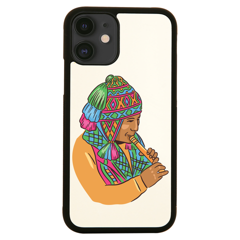 Peruvian Musician iPhone case cover 11 11Pro Max XS XR X - Graphic Gear